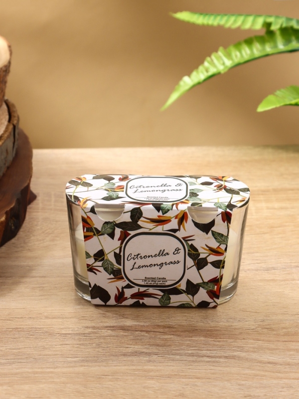 Набор свечей "BALLY BAND" 60 гр, цитронелла+лемонграсс