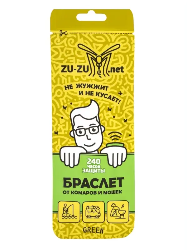 Браслет от комаров и мошек&laquo;Zu-Zu.net&raquo;