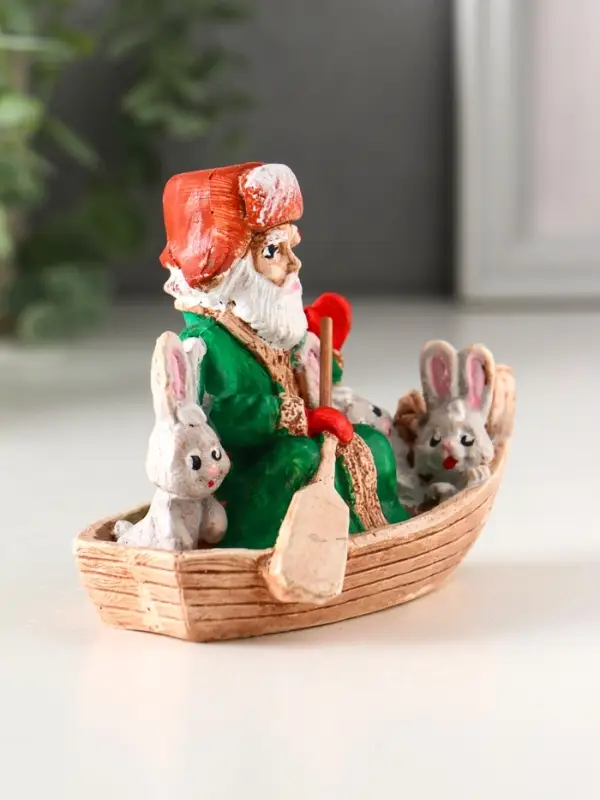 Фигура "Дед Мазай" 9х11х7 см