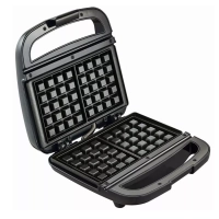 Вафельница Waffle Time WD170D38 серебристый, черный