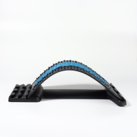 Массажёр для спины, трёхуровневый, 38 &times; 25 &times; 4 см, цвет синий