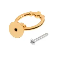 Ручка-кнопка CAPPIO, d=36 мм, цвет золото