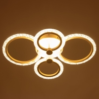 Люстра "Кольца" LED 80Вт Белый 2700-6400к 60х45х14 Люстра "Кольца" LED 80Вт Белый 2700-6400к 60х45х14