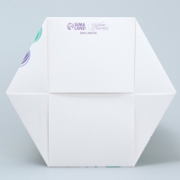 Коробка кондитерская складная, упаковка &laquo;Поздравляю с Пасхой!&raquo;, Пасха, 8 х 8 х 21 см