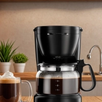 Кофеварка капельная электрическая КТ-7487 - 550 Вт - 0.75 л Кофеварка капельная электрическая КТ-7487 - 550 Вт - 0.75 л