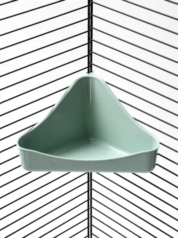 Туалет угловой для грызунов 16 х 9 х 8,5 см, микс цветов