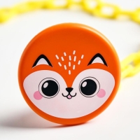 Держатель для соски - пустышки &laquo;Лисёнок&raquo;, на цепочке