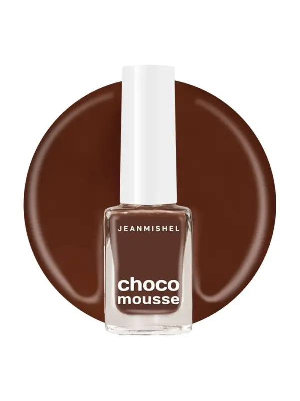 Лак для ногтей ореховый Jeanmishel глянцевый тон 465, 6 мл