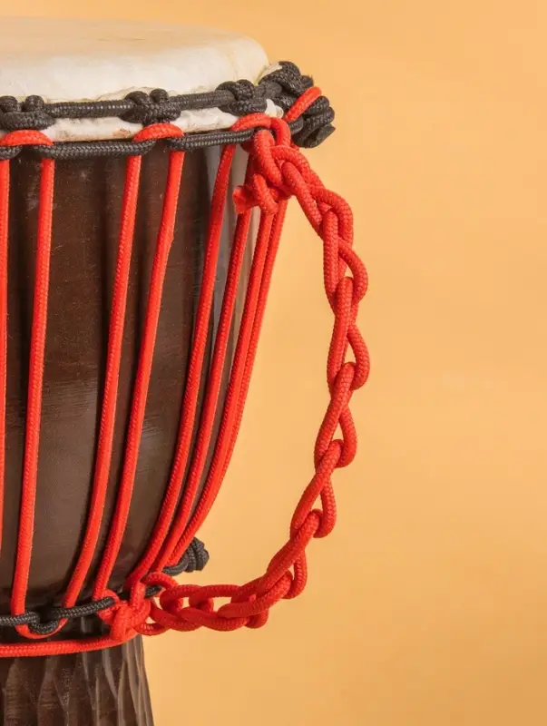 Сувенирный музыкальный инструмент "Барабан Джембе" махагон, 23х23х40 см