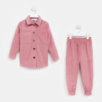 Костюм детский KAFTAN "Velvet", р. 34 (122-128), розовый