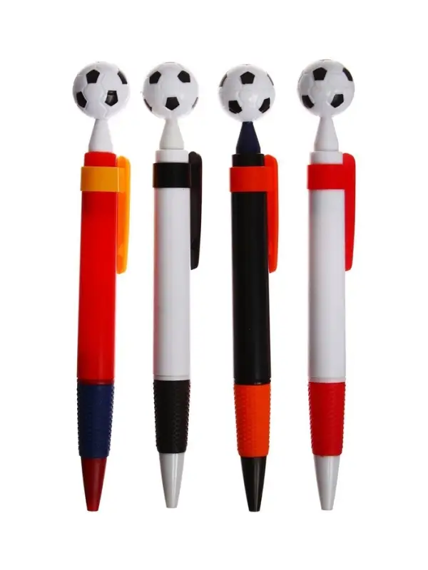 Ручка - прикол шариковая Calligrata &laquo;Футбольный мяч&raquo;, МИКС