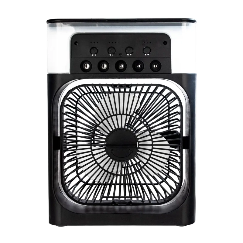 Увлажнитель с вентилятором настольный 0.6L черный