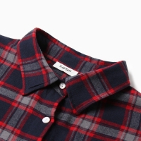 Пижама женская (рубашка и шорты) KAFTAN размер 40-42, синий Пижама женская (рубашка и шорты) KAFTAN размер 40-42, синий