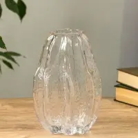 Ваза стекло настольная "Кэли" 21х12х6 см, прозрачный