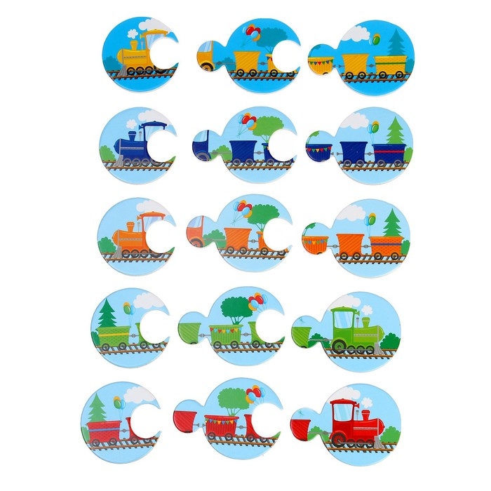 Пазлы логические 3 в 1 &laquo;Транспорт и профессии&raquo;