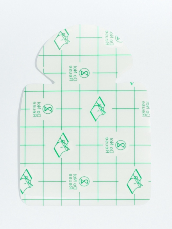 Защитная пластина д/ног на кл основе (наб 2 шт цена за наб) 10*7,2см ПУ прозрач пак ОТ