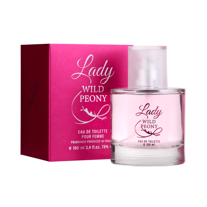 Туалетная вода женская Genty Туалетная вода женская Genty "Lady Wild Peony", 100 мл