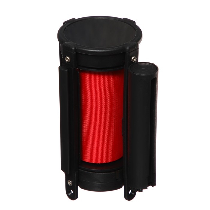 Кассета с вытяжной лентой-180см красная, высота-13см, ширина 6.6см, ширина ленты-80мм Кассета с вытяжной лентой-180см красная, высота-13см, ширина 6.6см, ширина ленты-80мм