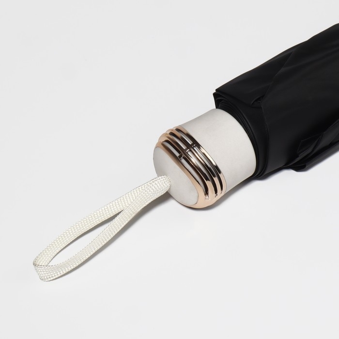 Зонт механический &laquo;Фиалки&raquo;, эпонж, 4 сложения, 8 спиц, R = 49/55 см, D = 110 см, цвет МИКС