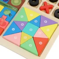 Деревянный  пазл Тетрис 3 в 1