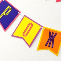 Гирлянда бумажная на ленте &laquo;Лайк&raquo;