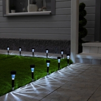 Набор садовых светильников на солнечной батарее «Трапеция», 4.5 × 30 × 4.5 см, 1 LED, свечение белое, 10 шт. Набор садовых светильников на солнечной батарее «Трапеция», 4.5 × 30 × 4.5 см, 1 LED, свечение белое, 10 шт.