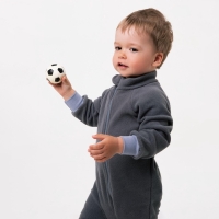 Комбинезон воротник-стойка, цвет серый, рост 92-98 см Комбинезон воротник-стойка, цвет серый, рост 92-98 см