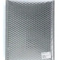 Пакет воздушно-пузырчатый, с клапаном и клеевым слоем, 25&times;30+4 см, п/э, 3 слоя, металлизированный