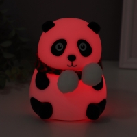 Ночник антистресс "Панда в шарфе" 2Вт LED RGB USB 10,5х10х13,5см