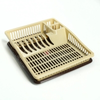 Сушилка для посуды DDSTYLE &laquo;Степ&raquo;, 38&times;31&times;8 см, цвет МИКС