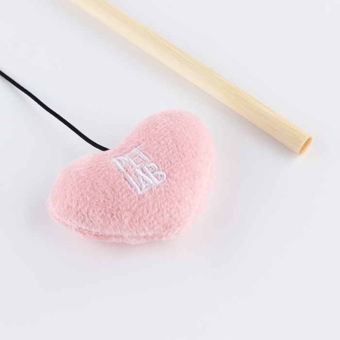 Дразнилка &laquo;Сердце&raquo; с игрушкой, розовая