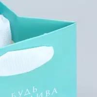 Пакет подарочный для цветов треугольный, упаковка &laquo;Будь счастлива&raquo;, 12 х 8 х 9.5 см