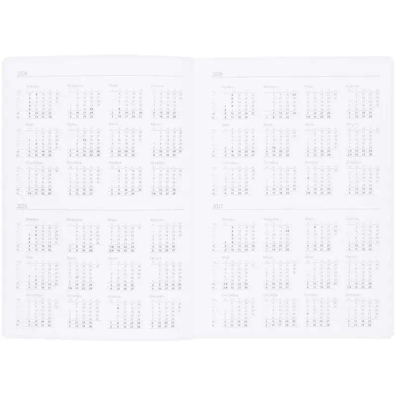 Ежедневник Vale, недатированный, бирюзовый