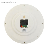 Часы настенные, серия: Животный мир, "Кот", d=29 см, белый обод