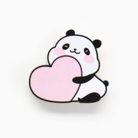 Значок на открытке &laquo;Панда&raquo;, 10 х 8 см