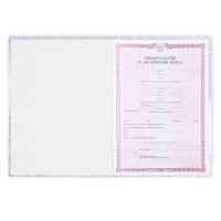 Папка для свидетельства о заключении брака &laquo;Мы стали семьёй&raquo;, А4.