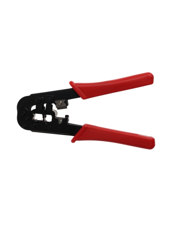 Кримпер ТУНДРА, для витой пары и телефонной линии RJ-45 8P 6P, горизонтальный обжим