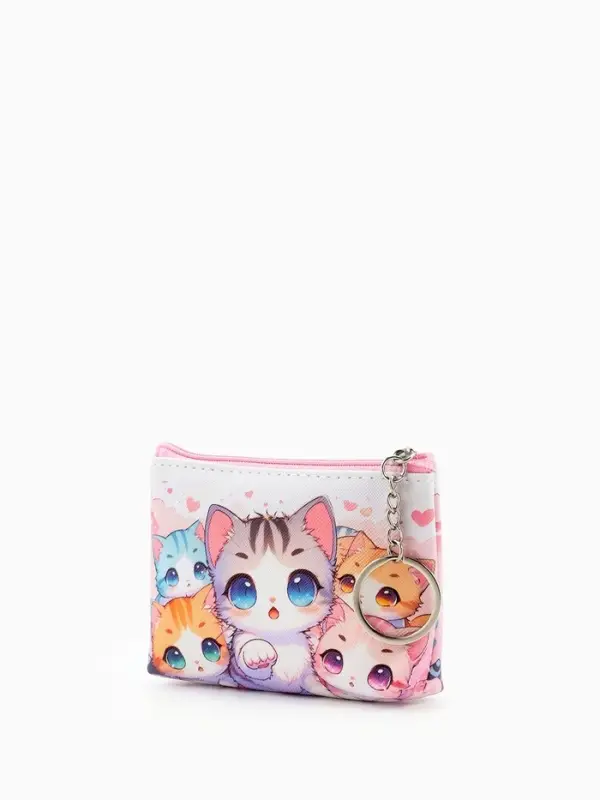 Кошелек дет 13-01-01 Июнь2517, 10,5*2,5*8 см, отд на молнии, микс