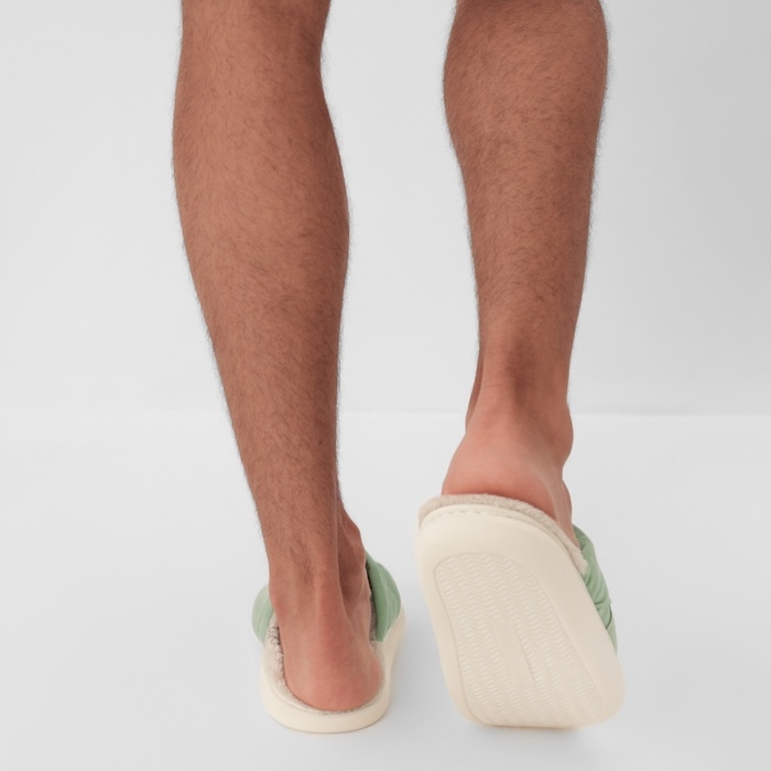 Тапочки мужские, размер 44-45, цвет мятный