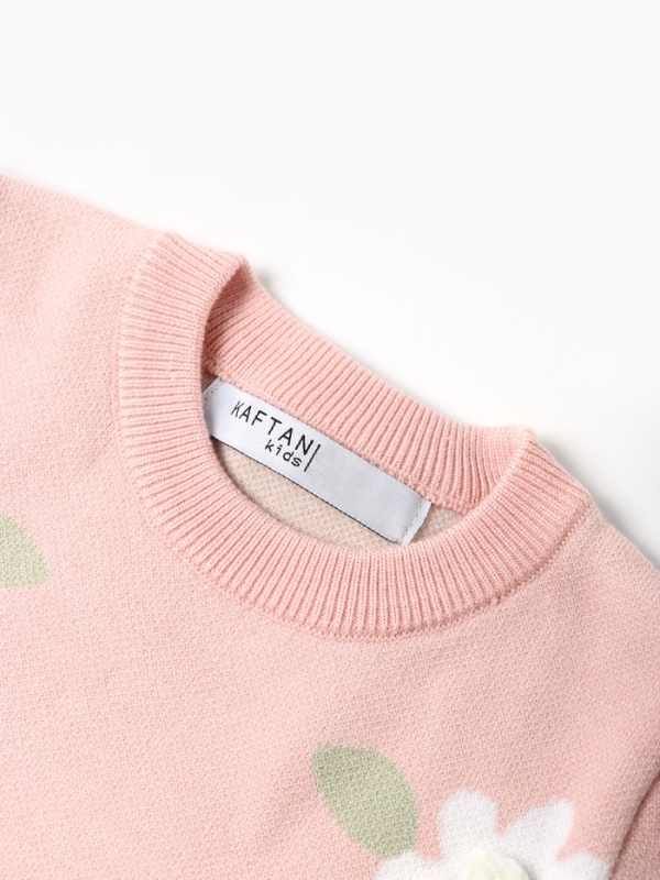 Джемпер детский KAFTAN Ромашки р.30 (98-104 см), розовый