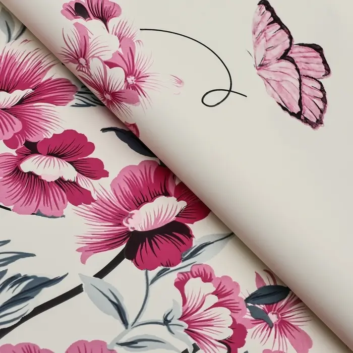 Пленка для цветов матовая, &laquo;Цветочная композиция&raquo;, 57&times;57 см