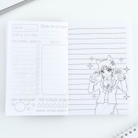 Блокнот творческого человека А6+, 120 л. &laquo;Аниме&raquo;