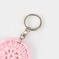 Брелок "Ловец снов" 19 см, цв. розовый