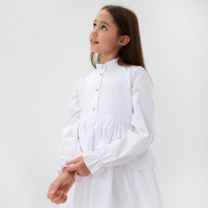 Платье для девочки MINAKU цвет белый, рост 104 см Платье для девочки MINAKU цвет белый, рост 104 см