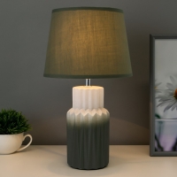 Настольная лампа "Сицилия"  E14 40Вт зеленый  22х22х37 см RISALUX