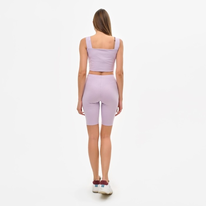 Шорты (велосипедки) женские MINAKU цвет лавандовый, р-р 42