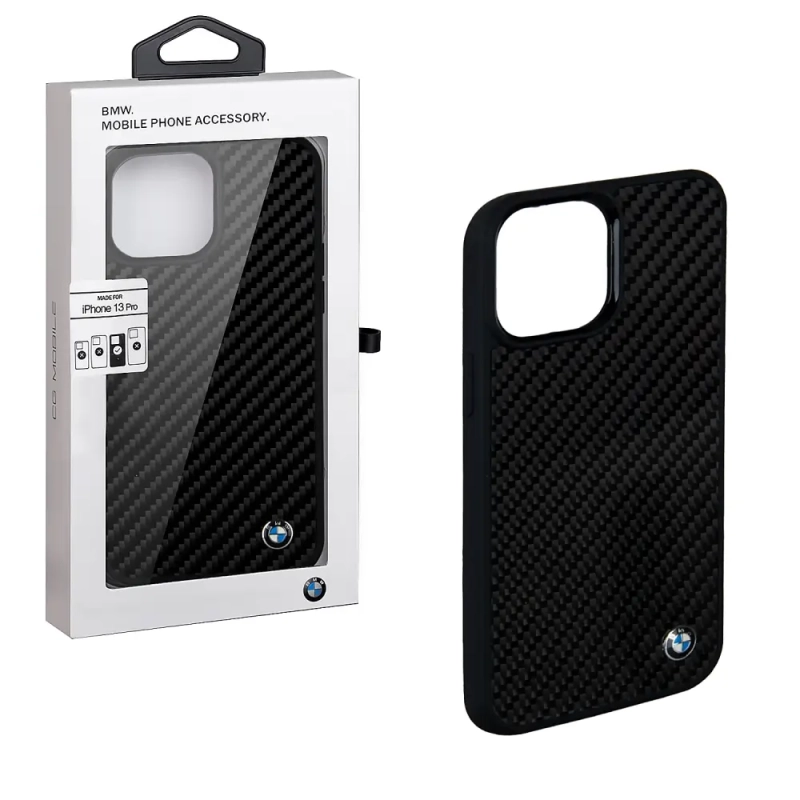 Чехол iph 13 Pro BMW carbbon