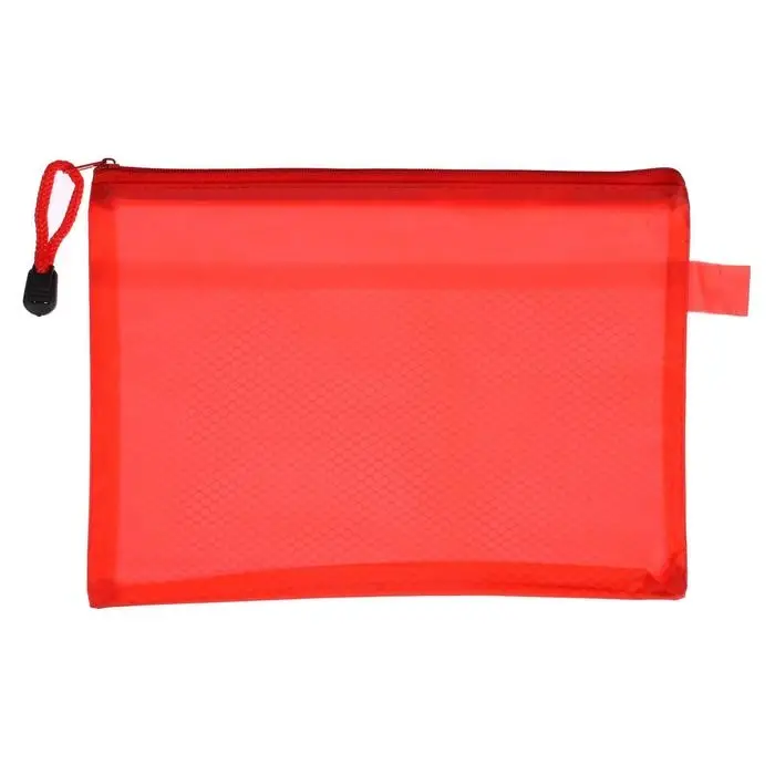 Папка-конверт на молнии Calligrata А5, однотонная, МИКС