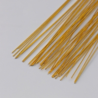 Проволока для изготовления искусственных цветов "Золотая" длина 40 см сечение 0,7 мм набор 50 шт 1 Проволока для изготовления искусственных цветов "Золотая" длина 40 см сечение 0,7 мм набор 50 шт 1