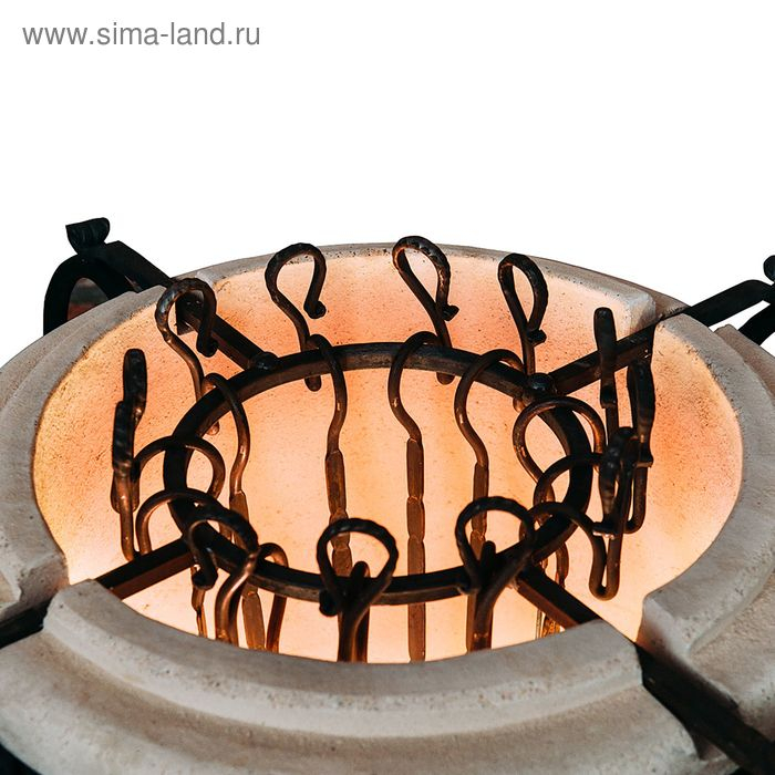 Тандыр "Сармат Аладдин" мини, h-91 см, d-62, 100 кг, 12 шампуров, кочерга, совок